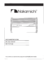 Nakamichi NGTA704-User-Manual